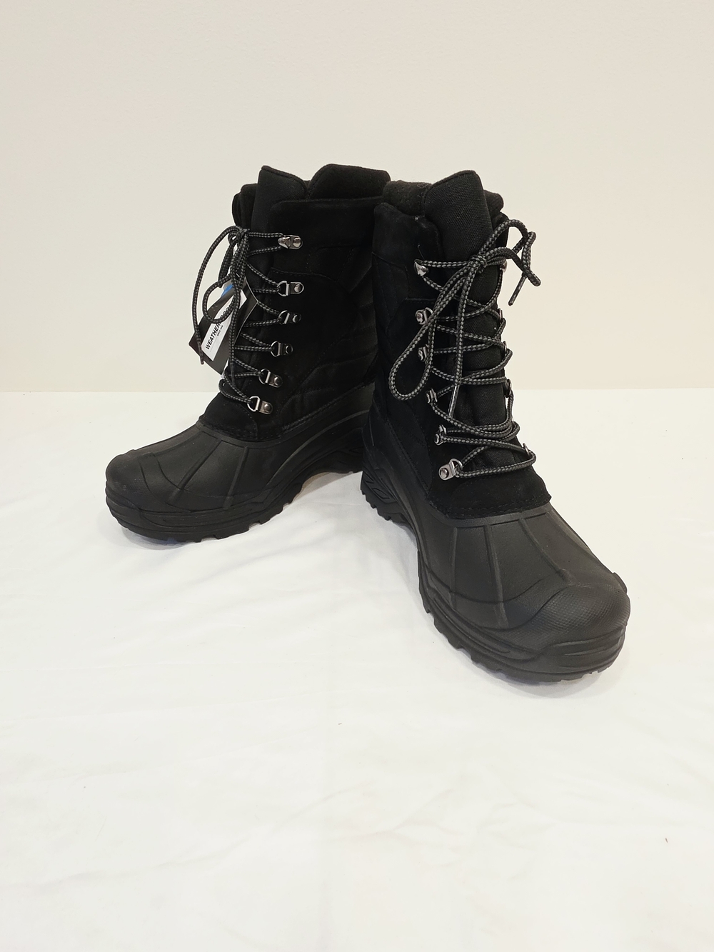Weatherproof Black Men's Insulated Waterproof Winter Boots